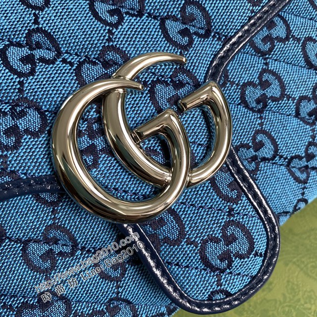 Gucci新款全皮女包 古馳Marmont系列小號鏈條肩背包 Gucci經典款斜挎女包 443497  ydg3265